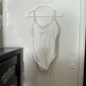 Shade & Shore White One Piece Swimsuit